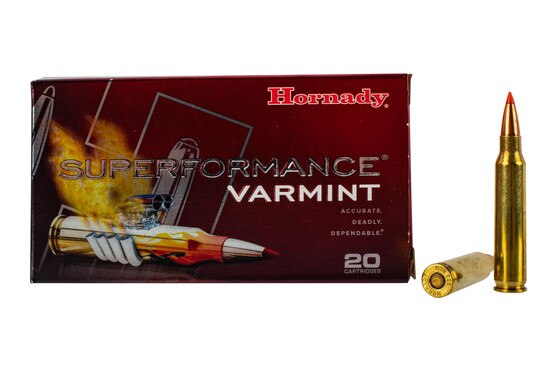 Hornady Superformance 223 Remington 53gr V-Max Ammo - Box of 20